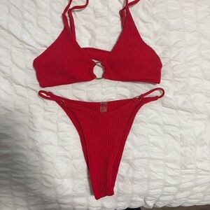 Zaful Red Bikini Set
